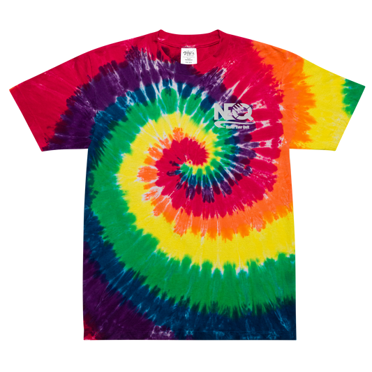 Never Ever Quit Oversized Classic Rainbow NEQ T-Shirt