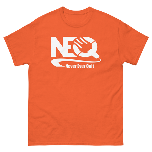 Never Ever Quit Gildan Orange T-shirt