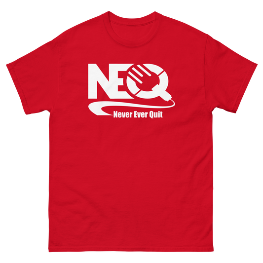 Never Ever Quit Gildan Red T-shirt