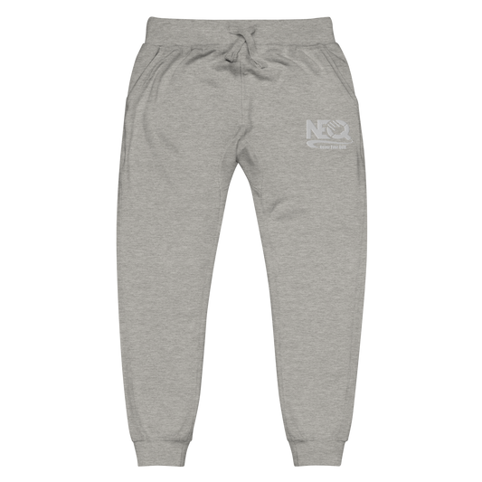 Gray NEQ Unisex fleece sweatpants